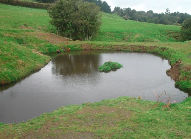 Catchment Pond for Rural Farming